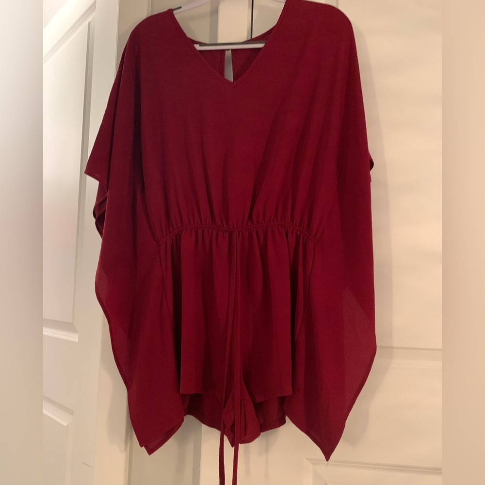 Red romper